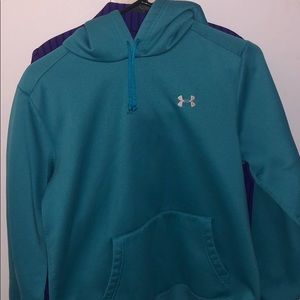 Teal Under Armour Hoodie